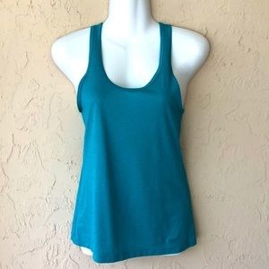 Nike Dri-fit teal tank top XS racerback